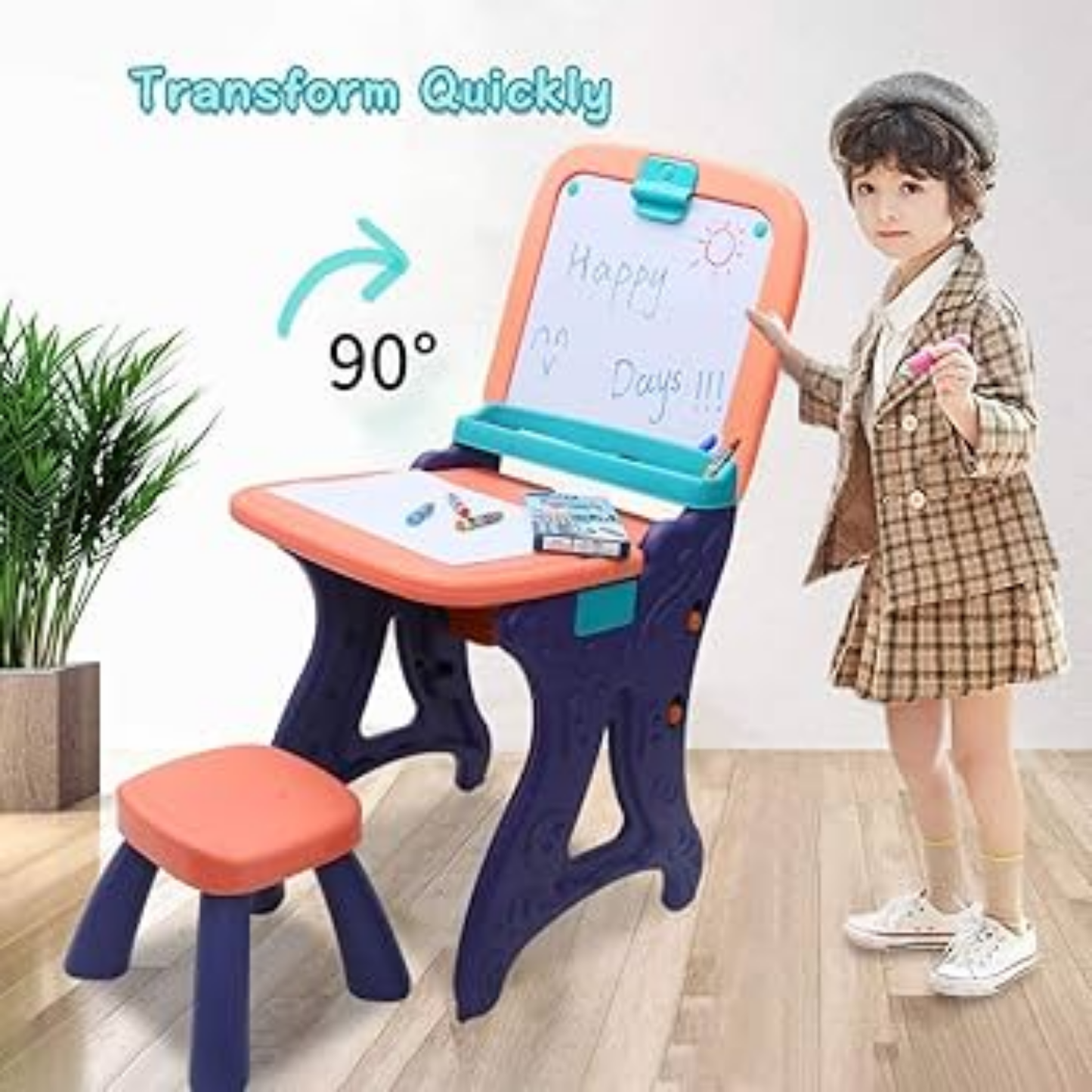 Kodomo Art Easel and Table Set