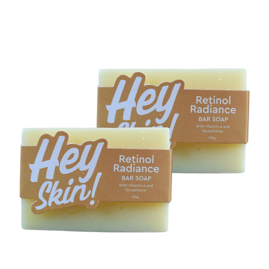 Hey Skin Retinol Radiance Bar Soap 135g Bundle of 2