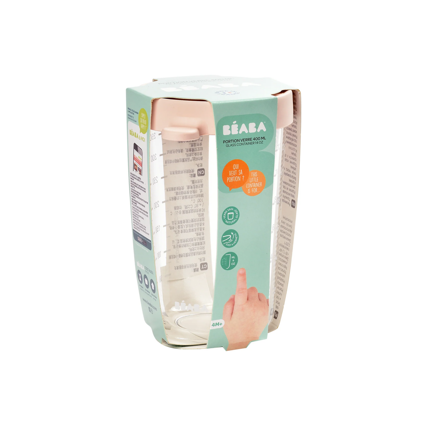 Beaba Superior Glass Conservation Jar - 400 ml