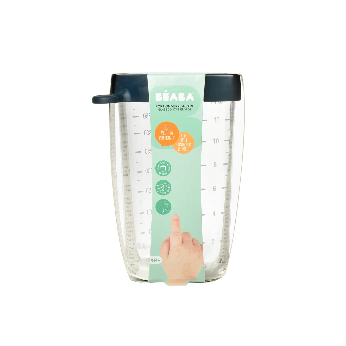 Beaba Superior Glass Conservation Jar - 400 ml