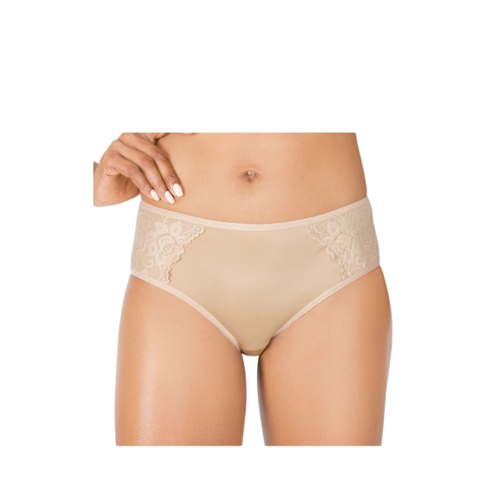 Lily of the Valley Hipster Moderate Absorbency Period Undies - Caramel