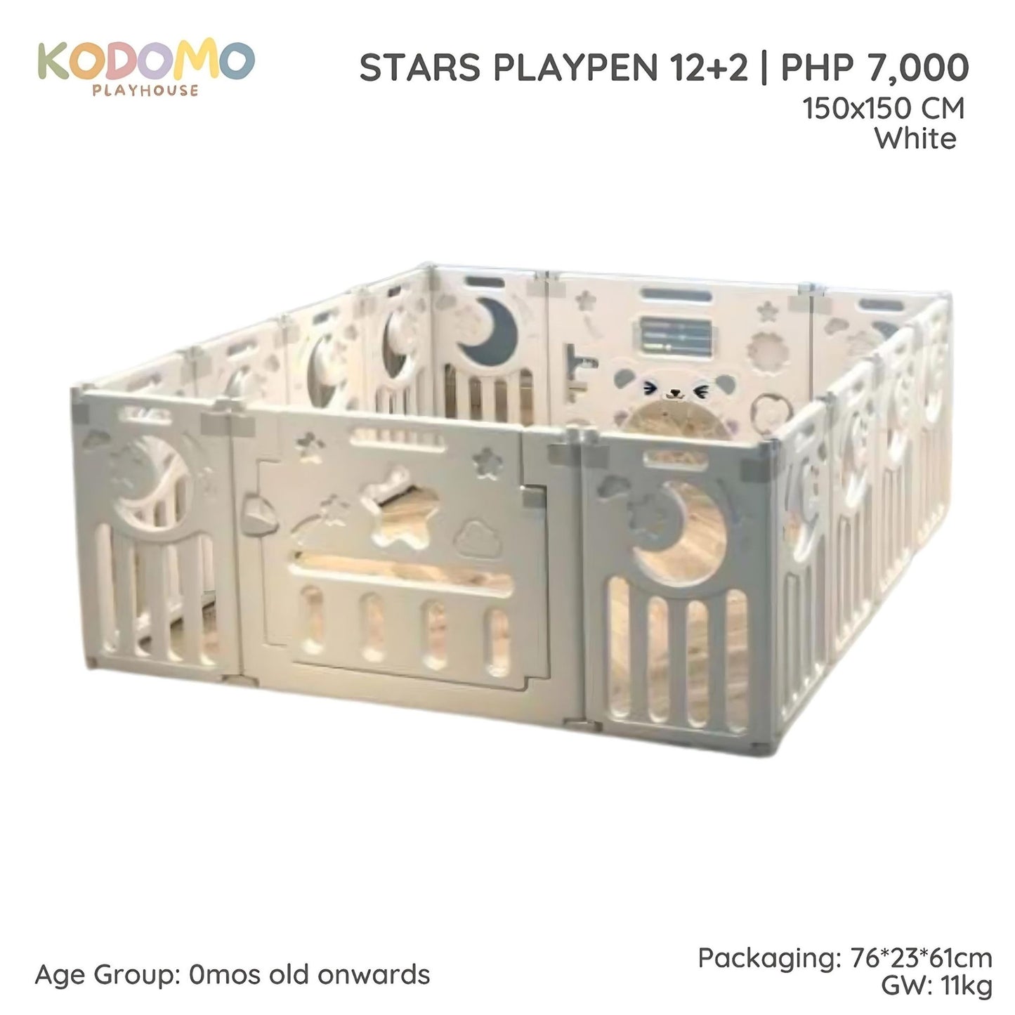 Kodomo Playhouse Star Playpen