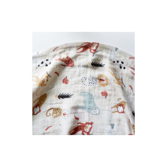 Matmat Lulu Multi-use Swaddle Blanket Nursing Cover Burp cloth and Bath Towel