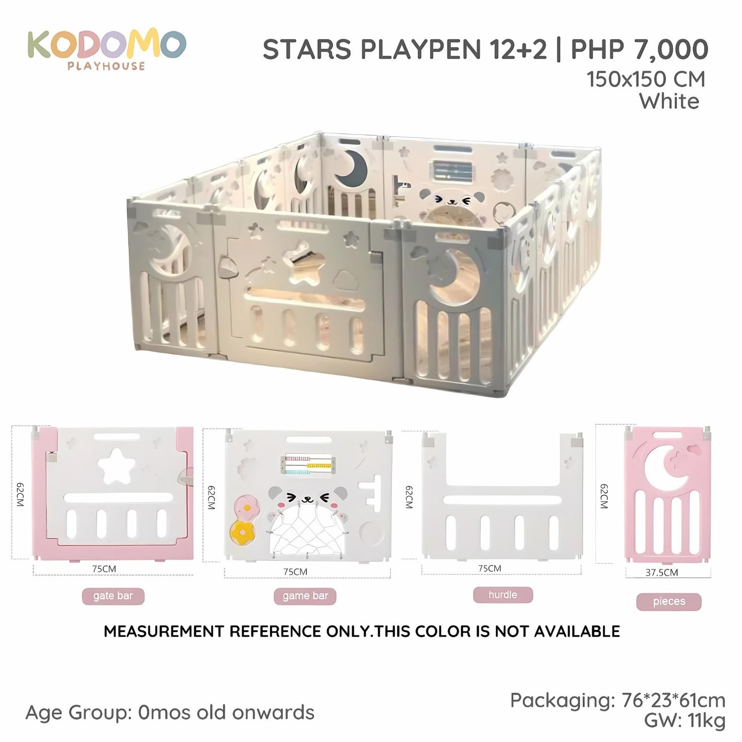 Kodomo Playhouse Star Playpen