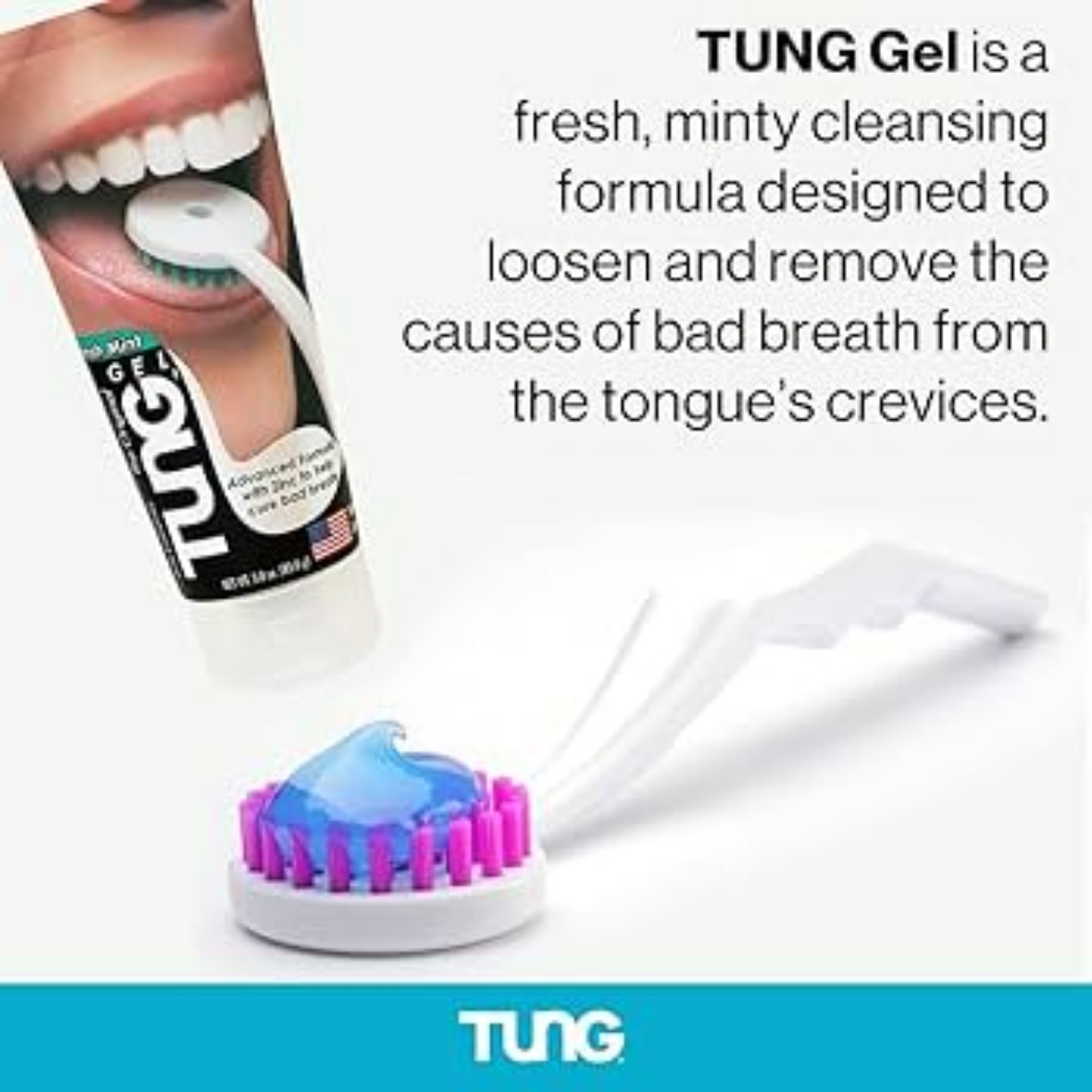 Tung Gel 3oz. Fresh Mint – Tongue Cleaner