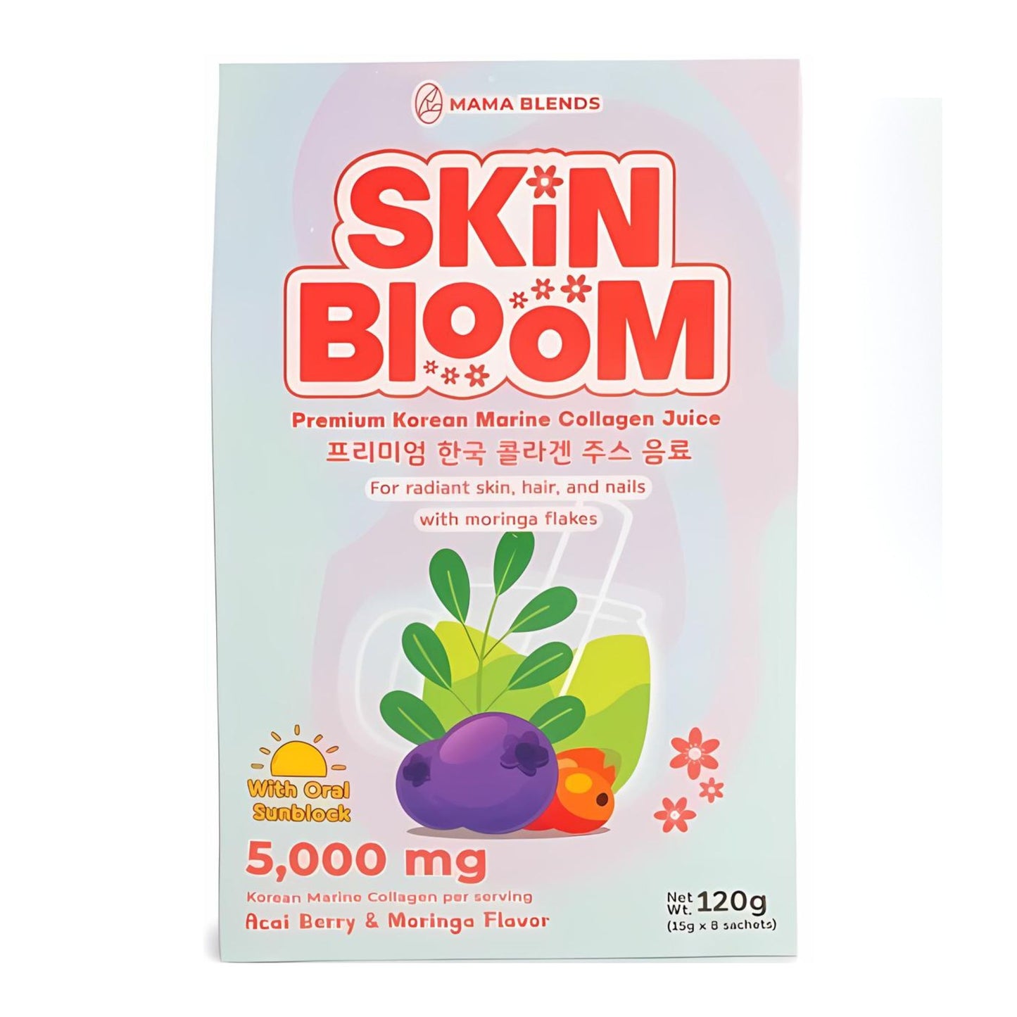 Mama Blends Skin Bloom Premium Korean Marine Collagen Juice