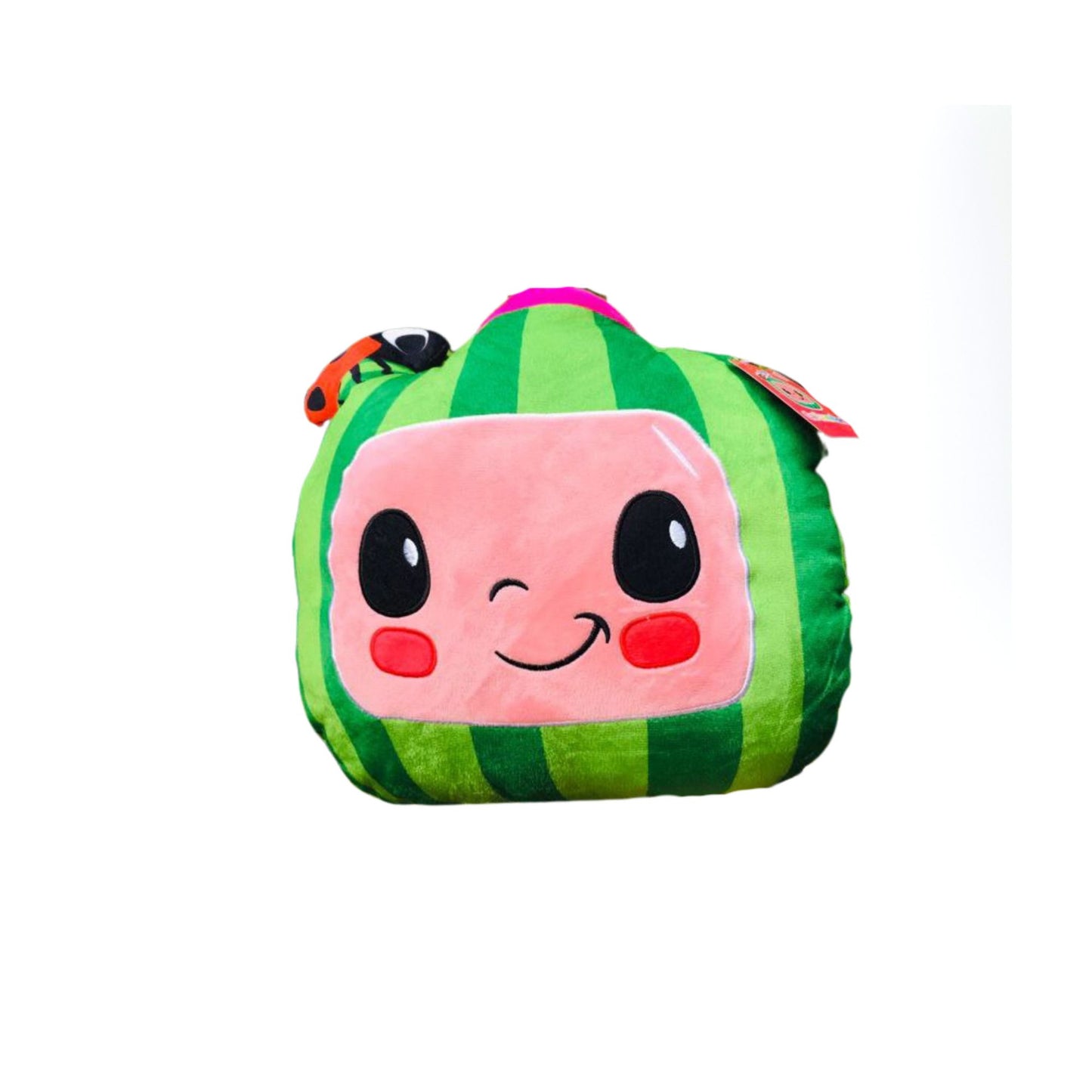 Cocomelon Plush Pillow - Watermelon I Designed with soft cushiony materials, Provide comfort while sleeping, and Can be used as props for role playing