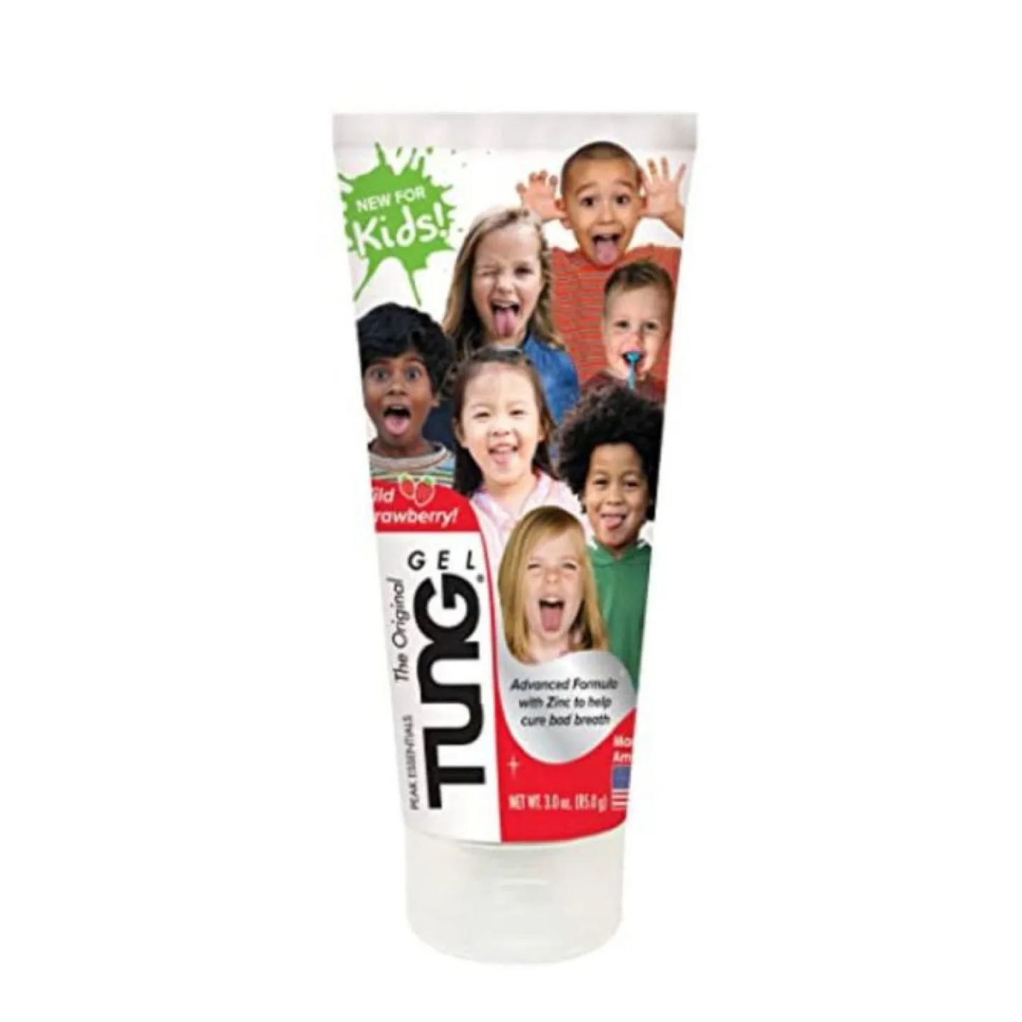 Tung Gel for Kids 3oz. - Strawberry - Tongue Cleaner