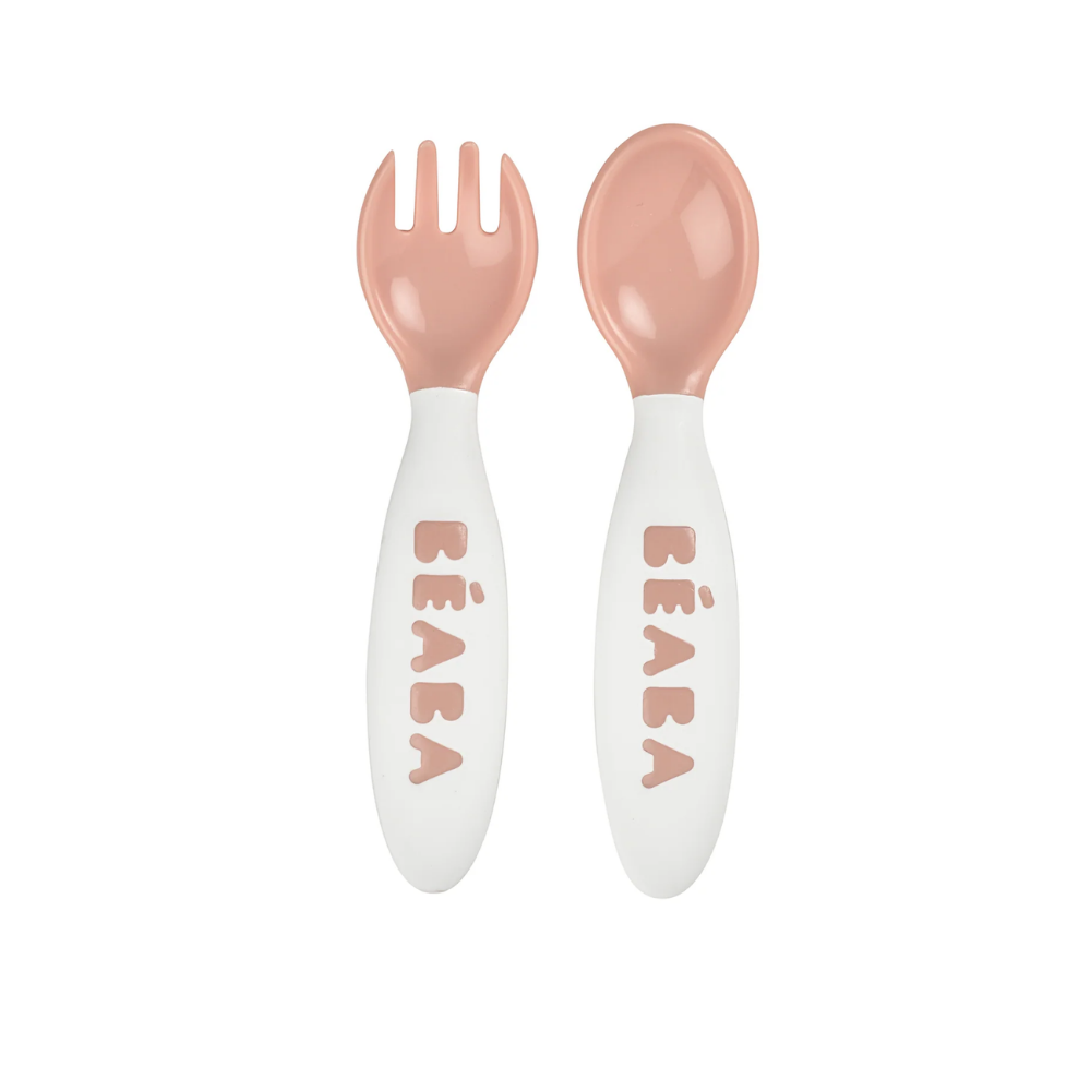 Beaba 2nd-Age Training Fork & Spoon Set