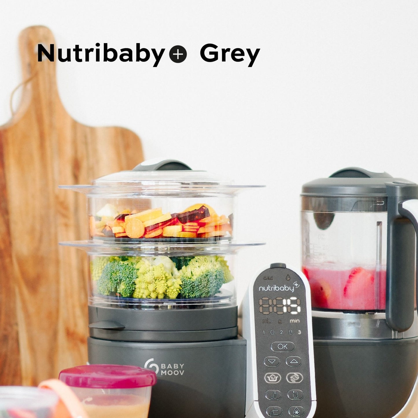 Babymoov Nutribaby(+): 6-in-1 Food Processor for Babies and Adults