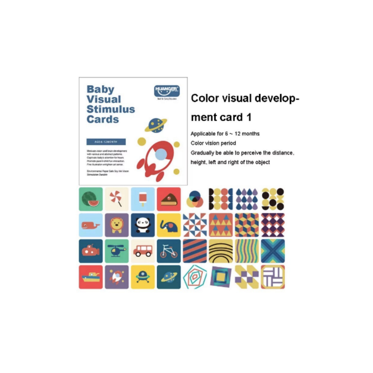 Matmat Lulu Baby Visual Stimulus Educational Cards