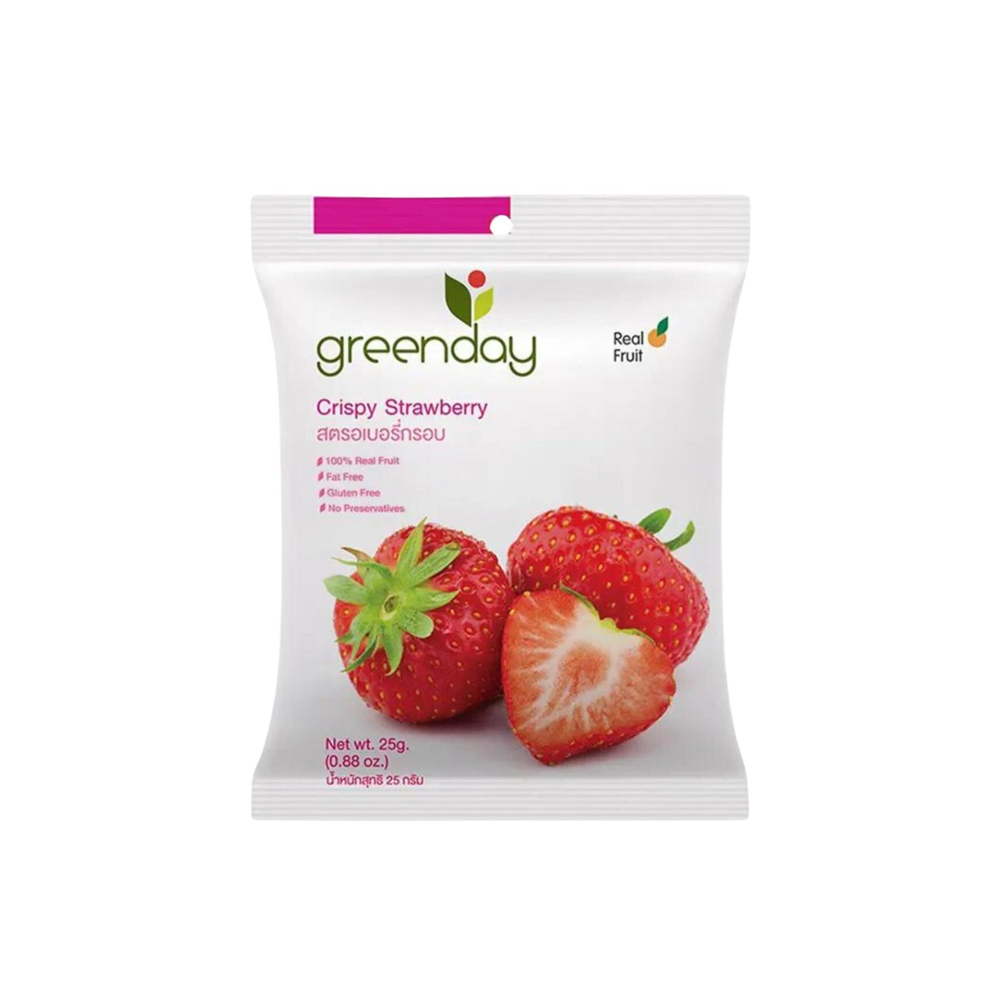 Greenday Crispy Strawberry Snack for Babies and Kids 25g