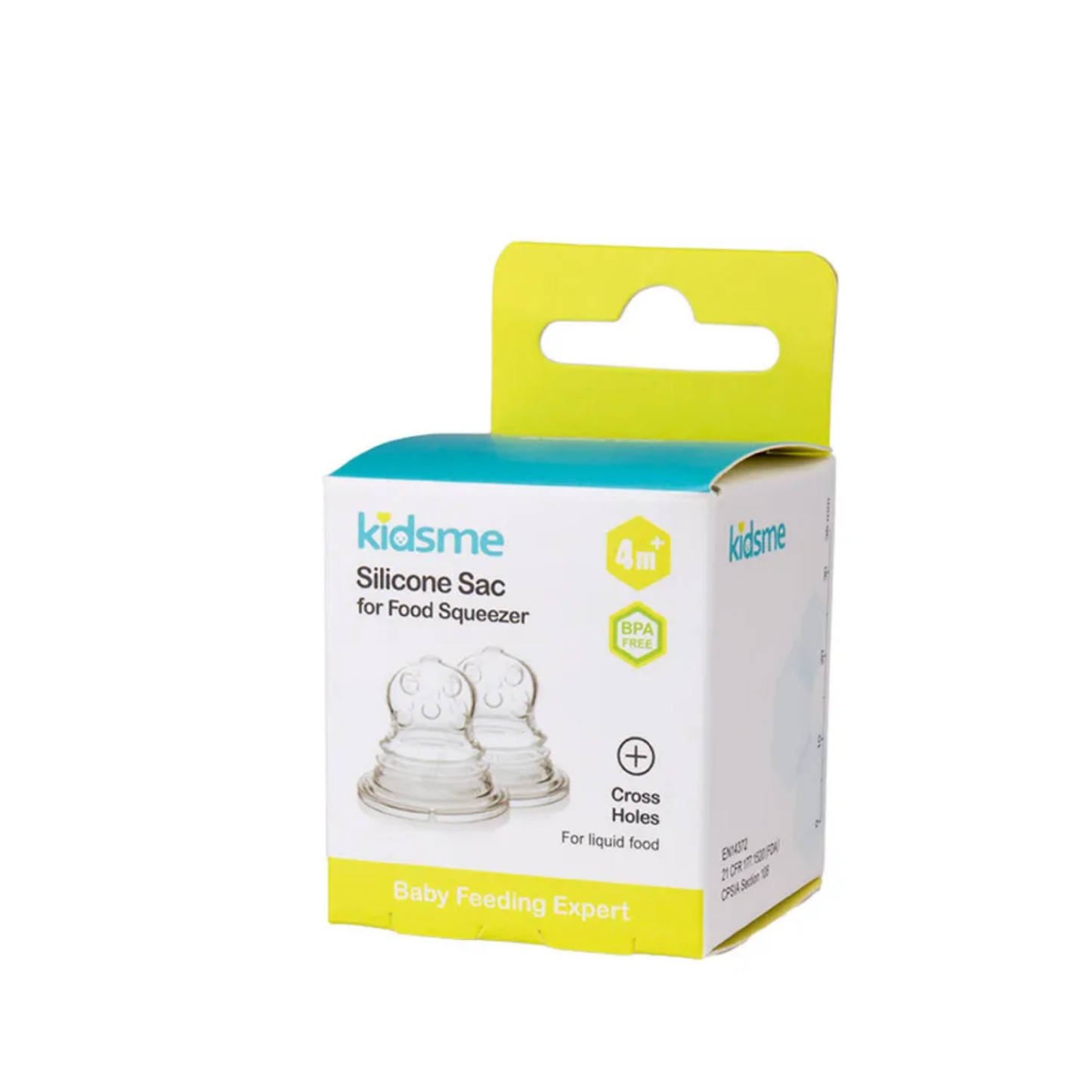 Kidsme Food Squeezer - 2-Pack - Cross Holes