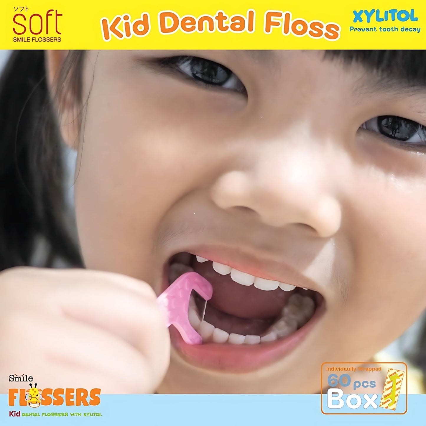 Soft Smile Dental Kids Flossers (Soft Flosser Bag)