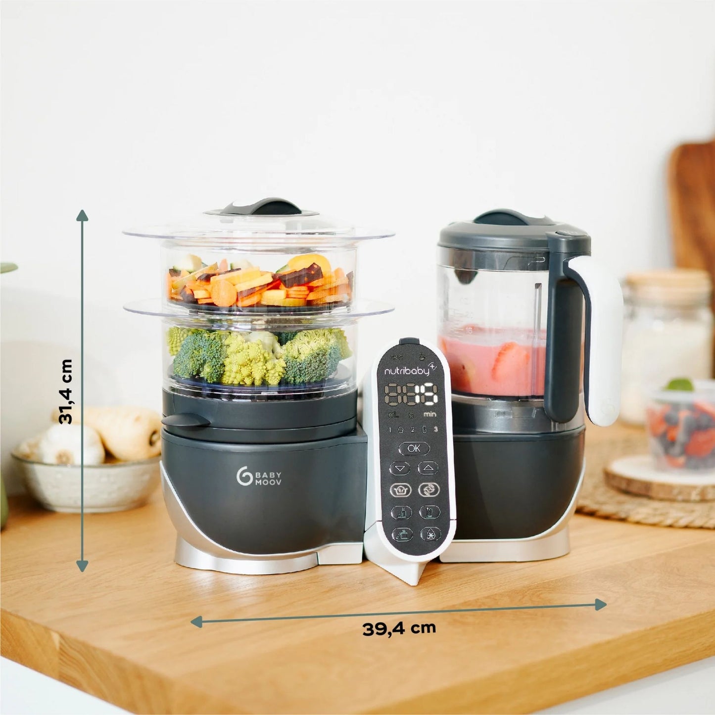 Babymoov Nutribaby(+): 6-in-1 Food Processor for Babies and Adults