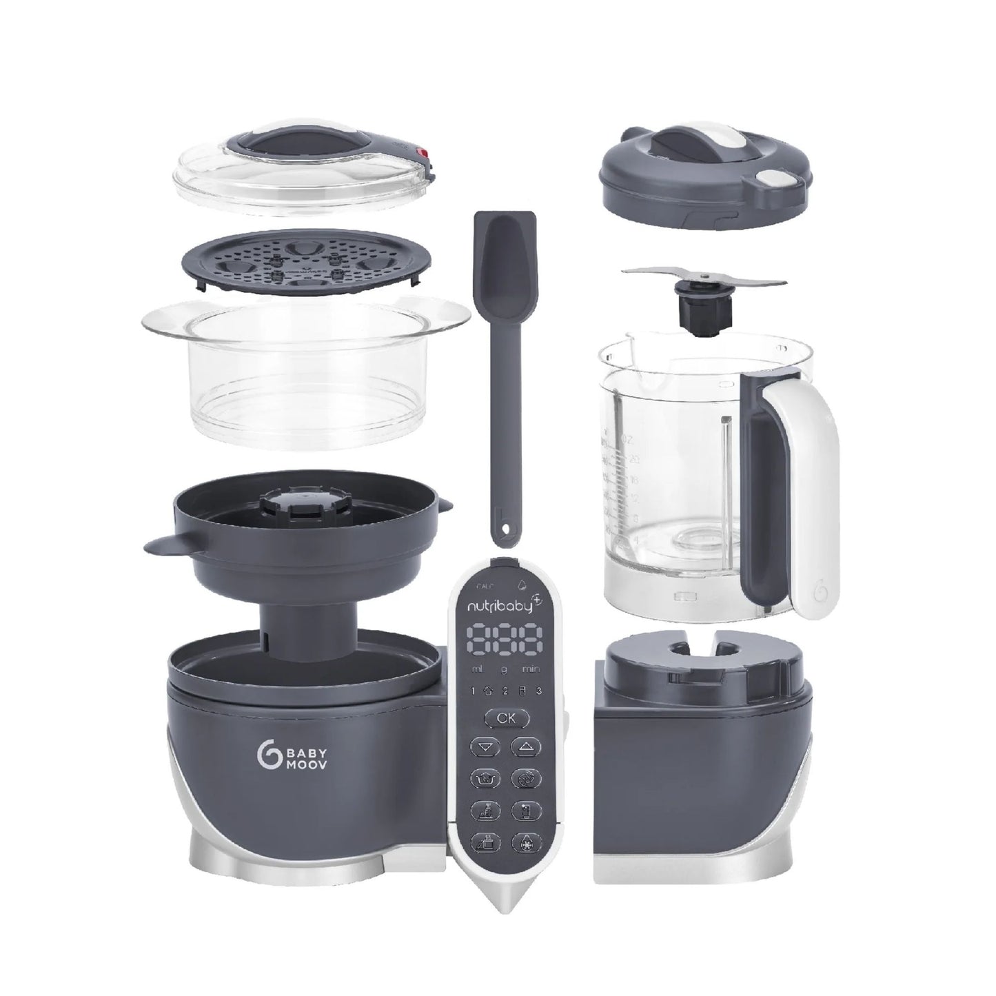 Babymoov Nutribaby(+): 6-in-1 Food Processor for Babies and Adults