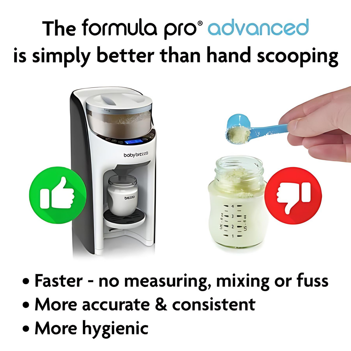 Baby Brezza Milk Pro Advanced Baby Formula Dispenser - White