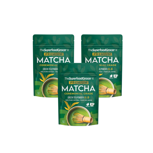 (BUNDLE OF 3) The Superfood Grocer Premium Matcha Ceremonial Grade 50g