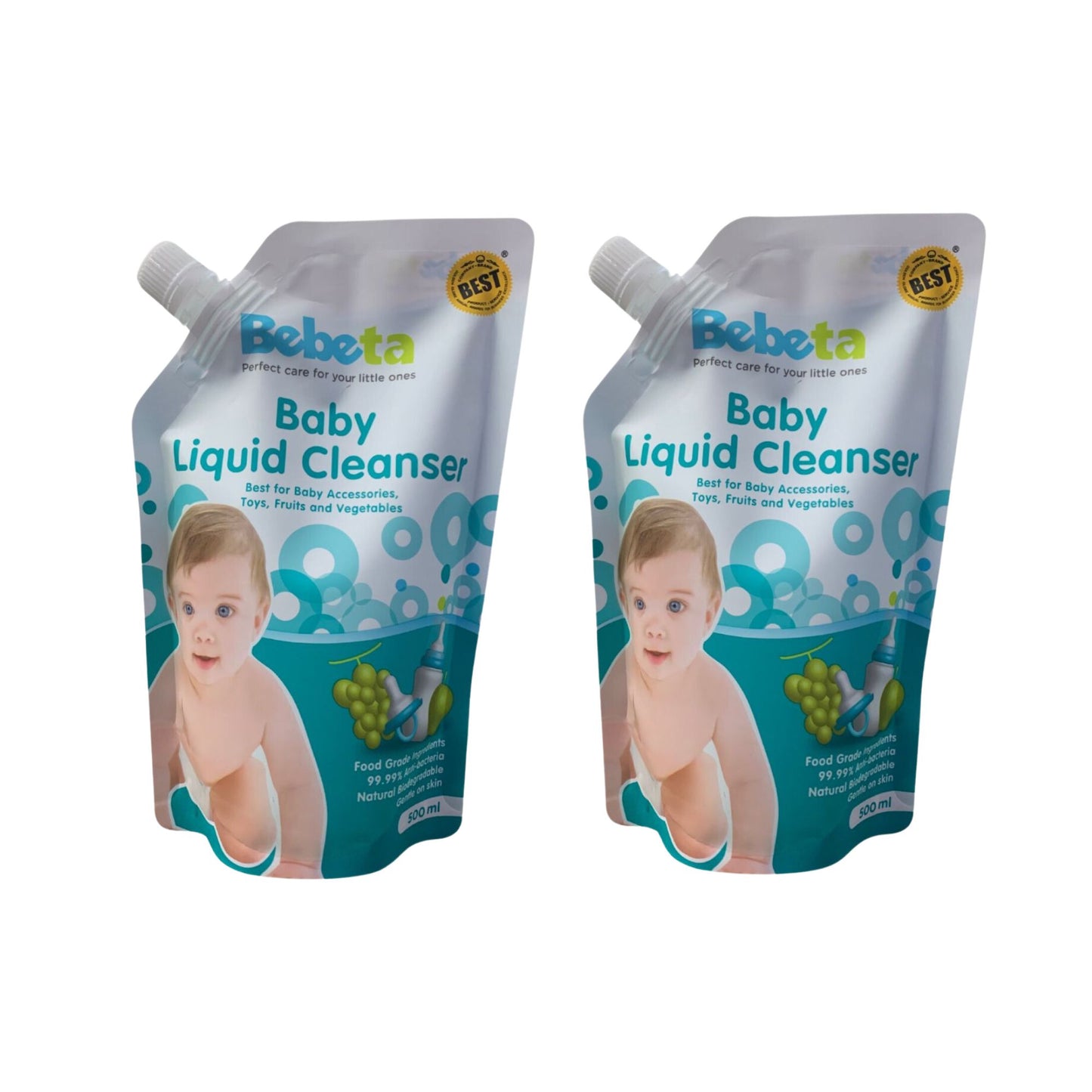 Bebeta Baby Liquid Cleanser 500ml Bundle of 2