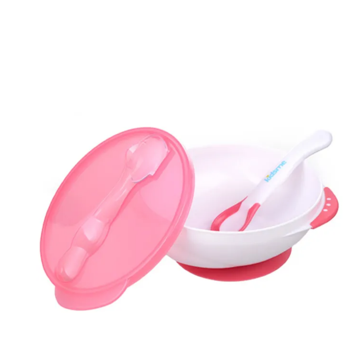 Kidsme Suction Bowl with Ideal Temperature Feeding Spoon Set