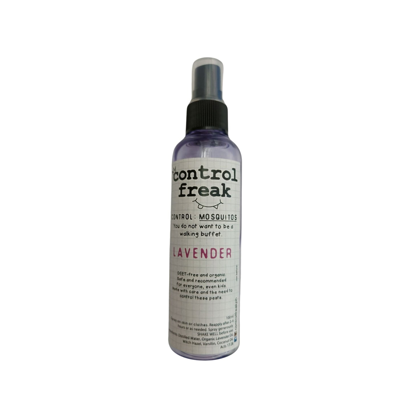 Control Freak Control: Mosquito Repellent Spray 100ML