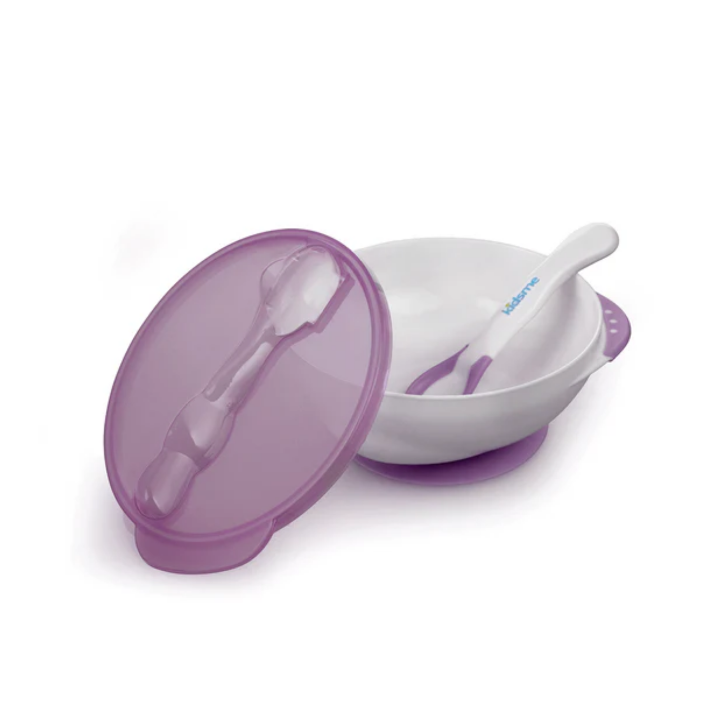 Kidsme Suction Bowl with Ideal Temperature Feeding Spoon Set