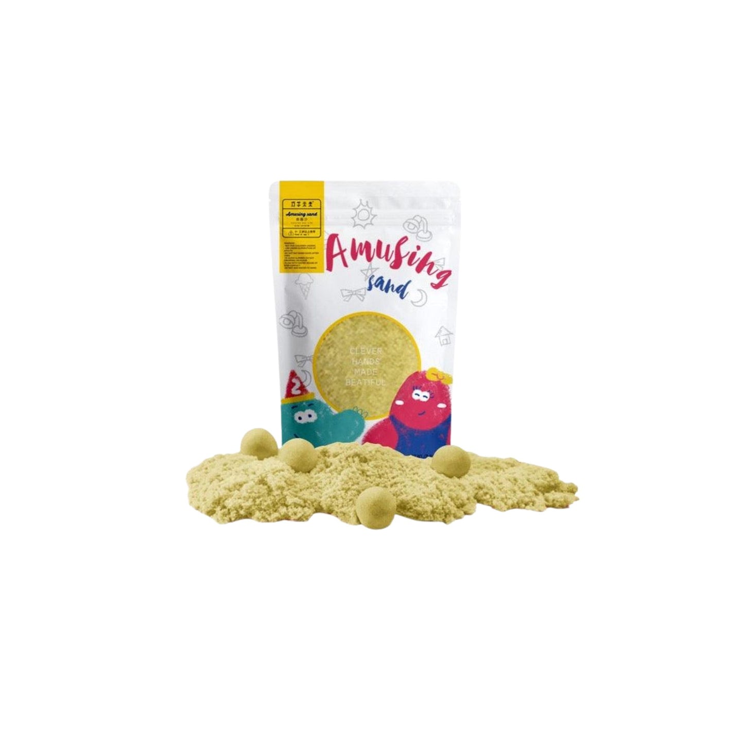 Cottontail Kinetic Motion Sand Toy 500G I Non Toxic Safe for Kids Easy to Clean up No Smell Free of Wheat Gluten and Casein