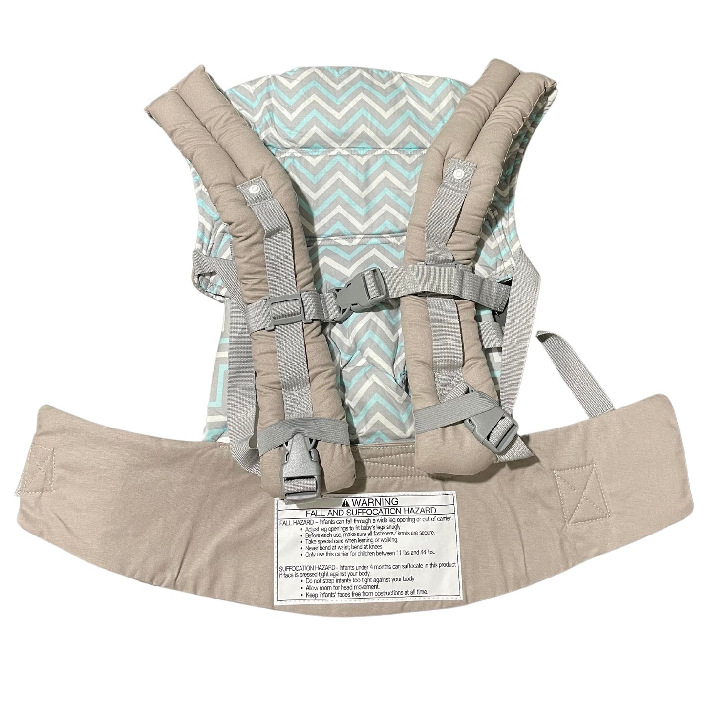 Zima MESH LIGHT GRAY Ergonomic Baby Carrier Suitable for Newborns - Toddlers (up to 20kg) I Safety-tested Can be worn up to 45inch Waistline, Made of 100% Cotton