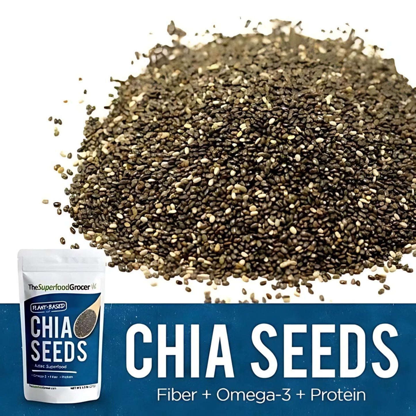 The Superfood Grocer Organic Black Chia Seeds