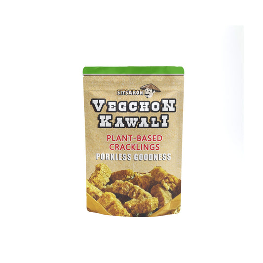 Vegetari Sitsaron Vegchon Kawali Plant Based Crackling Healthy Snack 150g / No Pork Vegan Gluten-free Zero Cholesterol