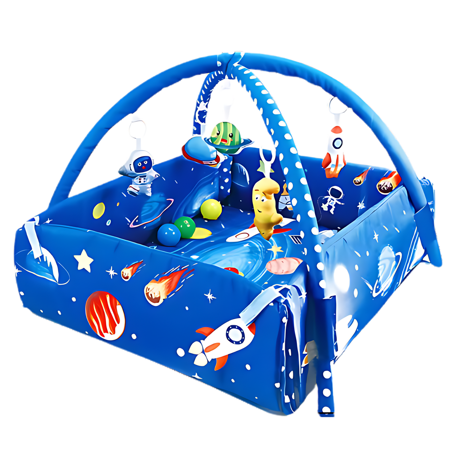 Lalalu PlayPod Plus 5-in-1 Baby Activity Gym & Mat