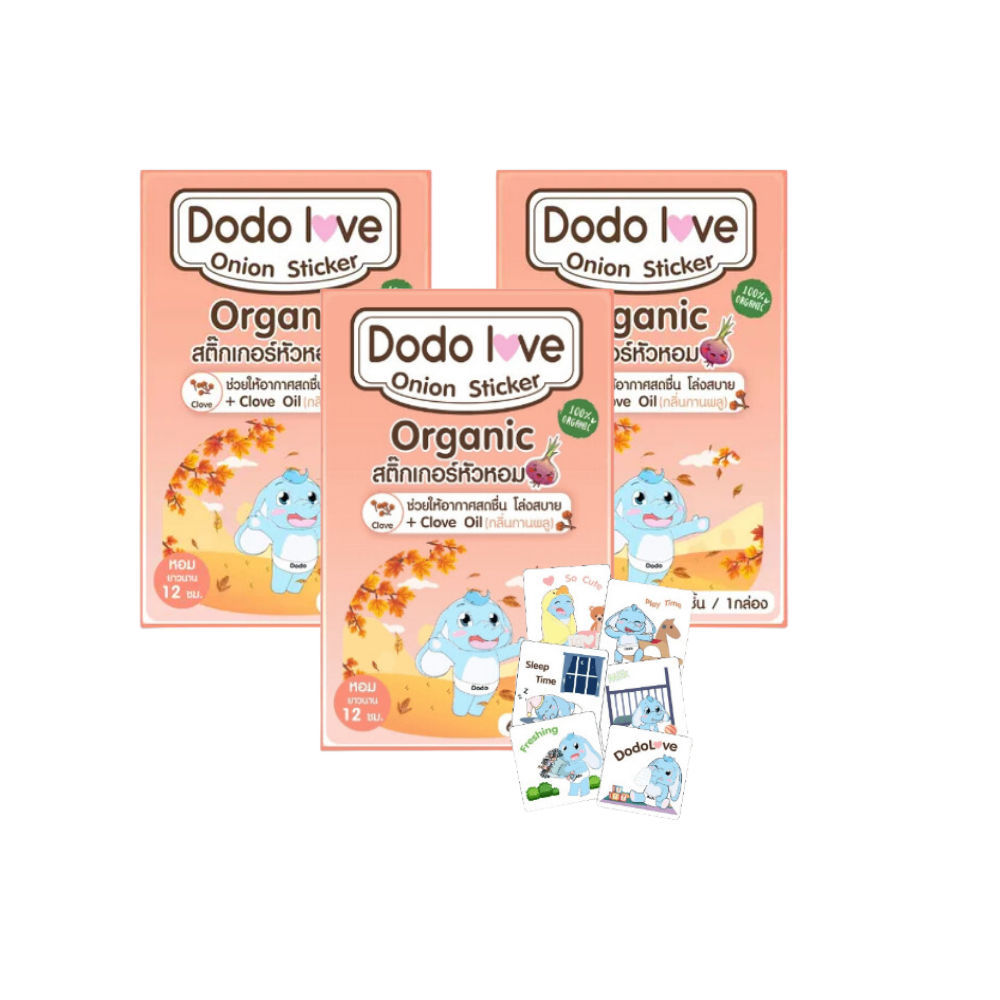 (BUNDLE OF 3) Dodolove Onion Stickers