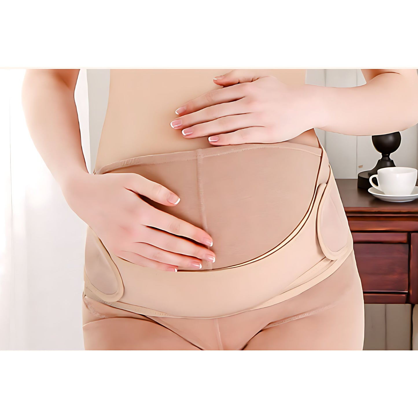 Lunabebe by Mama Blends Maternity Pregnancy Support Belt I Relieves back pain and belly tension