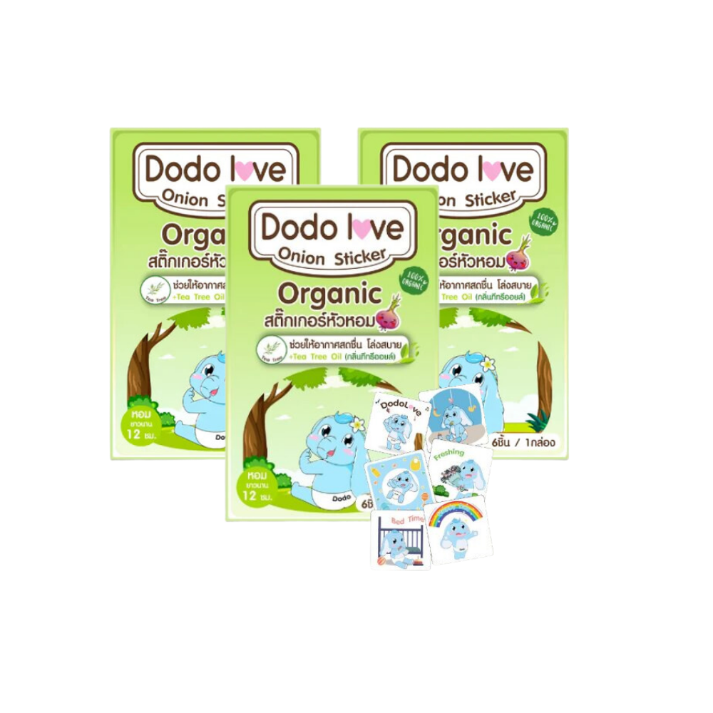 (BUNDLE OF 3) Dodolove Onion Stickers