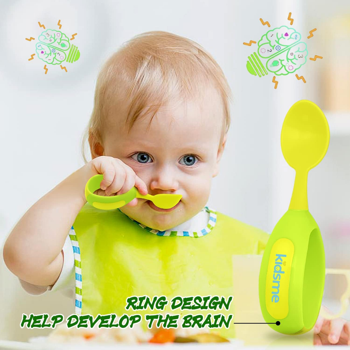 Kidsme Toddler Fork & Spoon Set