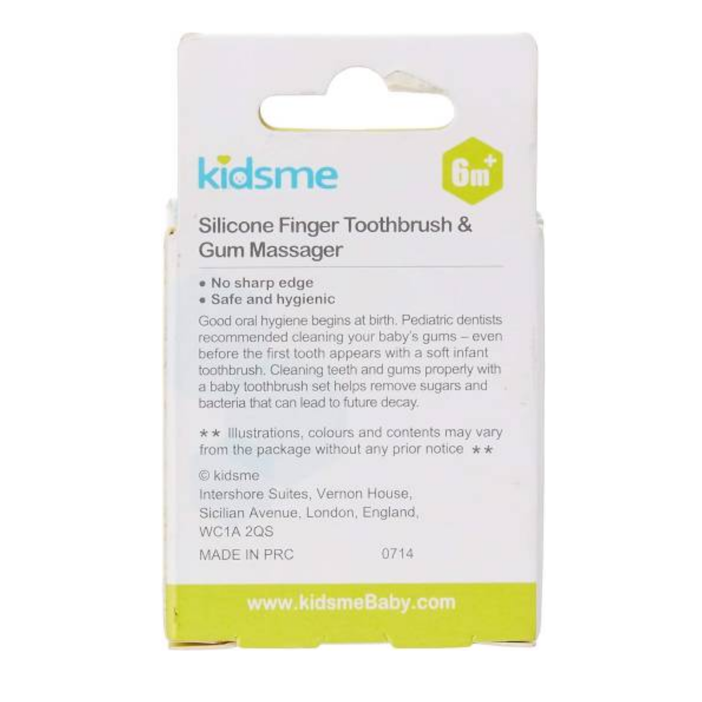 Kidsme Silicone Finger Toothbrush & Gum Massager