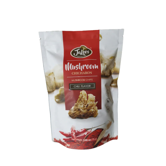 JA Lees Oyster Mushroom Chicharon CHILI Healthy Snack 75g