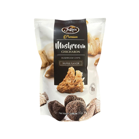 JA Lees Premium Oyster Mushroom Chicharon TRUFFLE Healthy Snack 75g