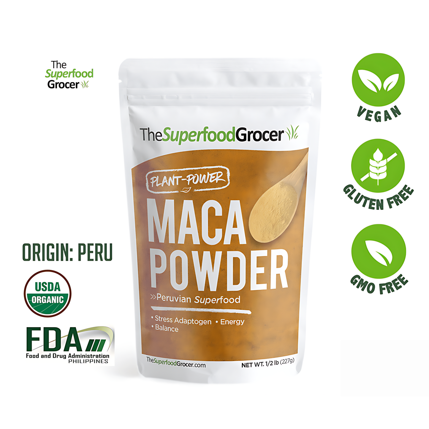 The Superfood Grocer Organic Maca Root Powder 100g