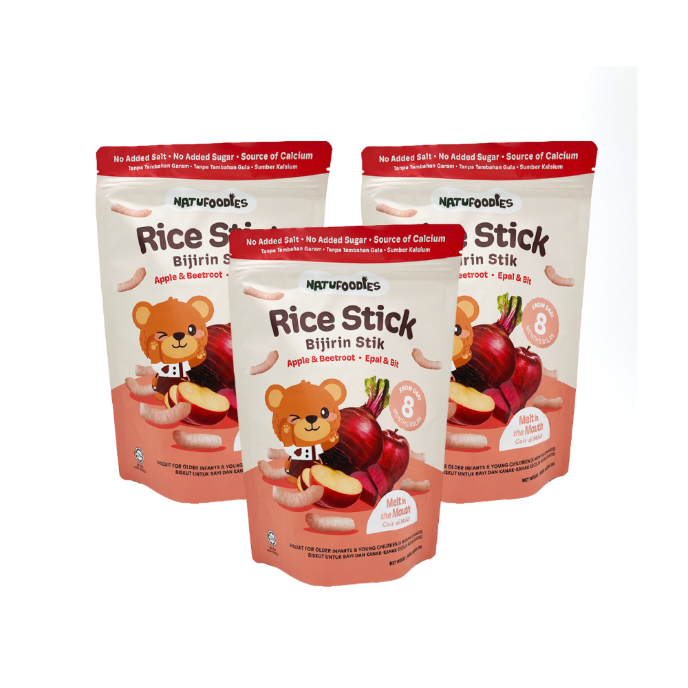 Bundle of 3 Natufoodies Rice Stick (8 months up)