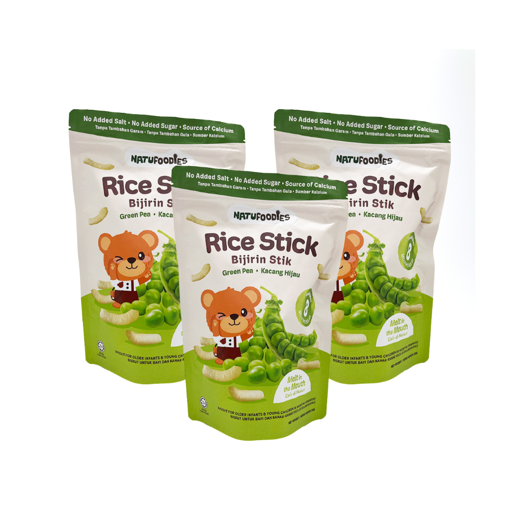 Bundle of 3 Natufoodies Rice Stick (8 months up)