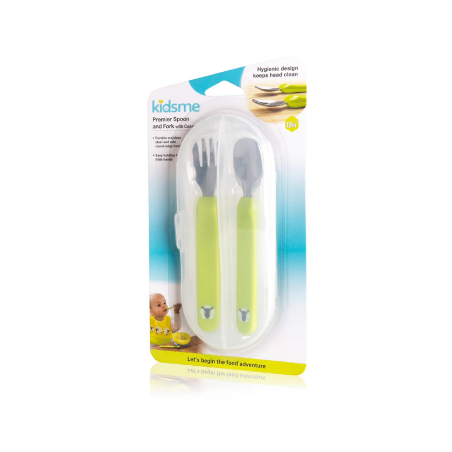 Kidsme Premier Spoon & Fork with case