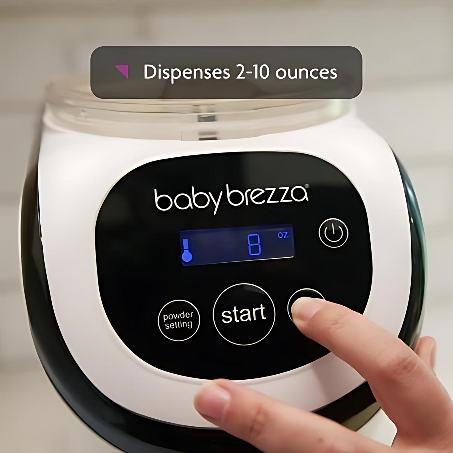 Baby Brezza Milk Pro Mini Baby Formula Dispenser - White