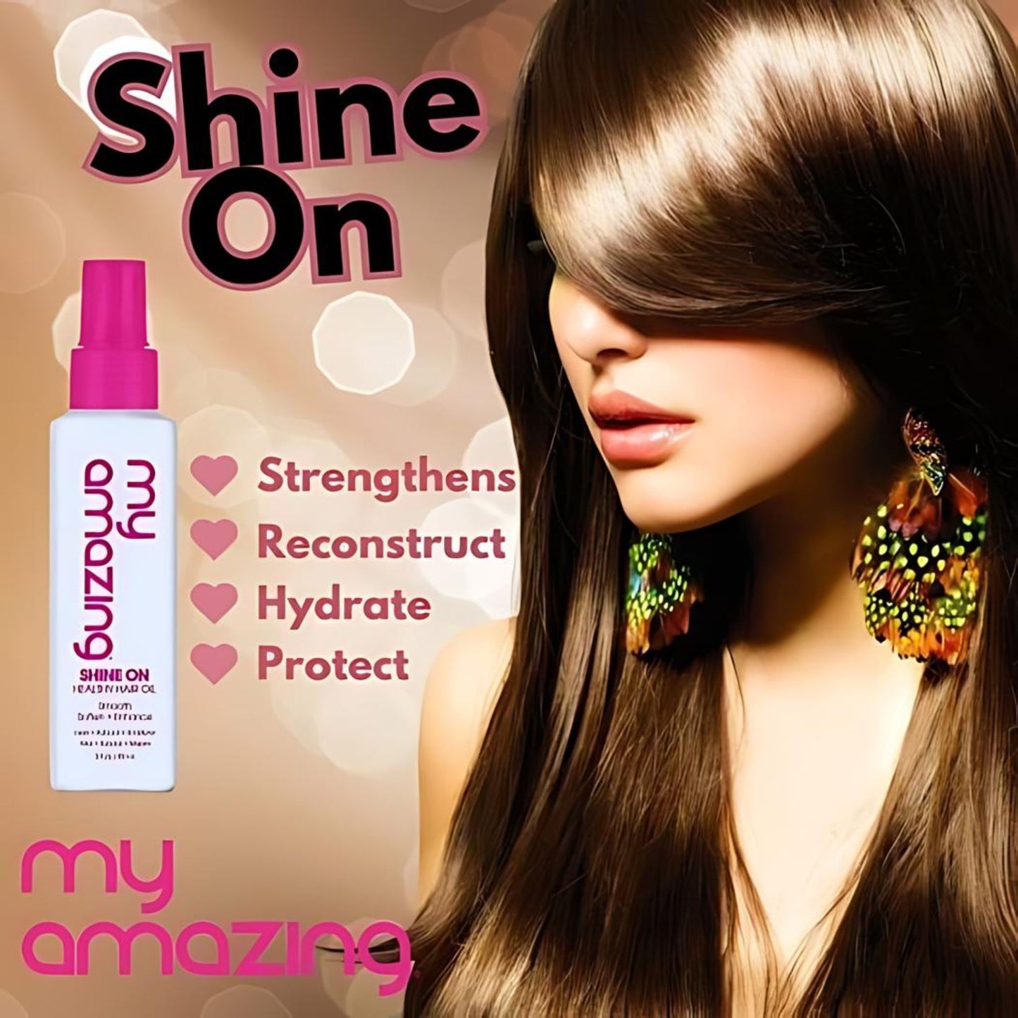 My Amazing Shine On Healthy Hair Oil 89ML
