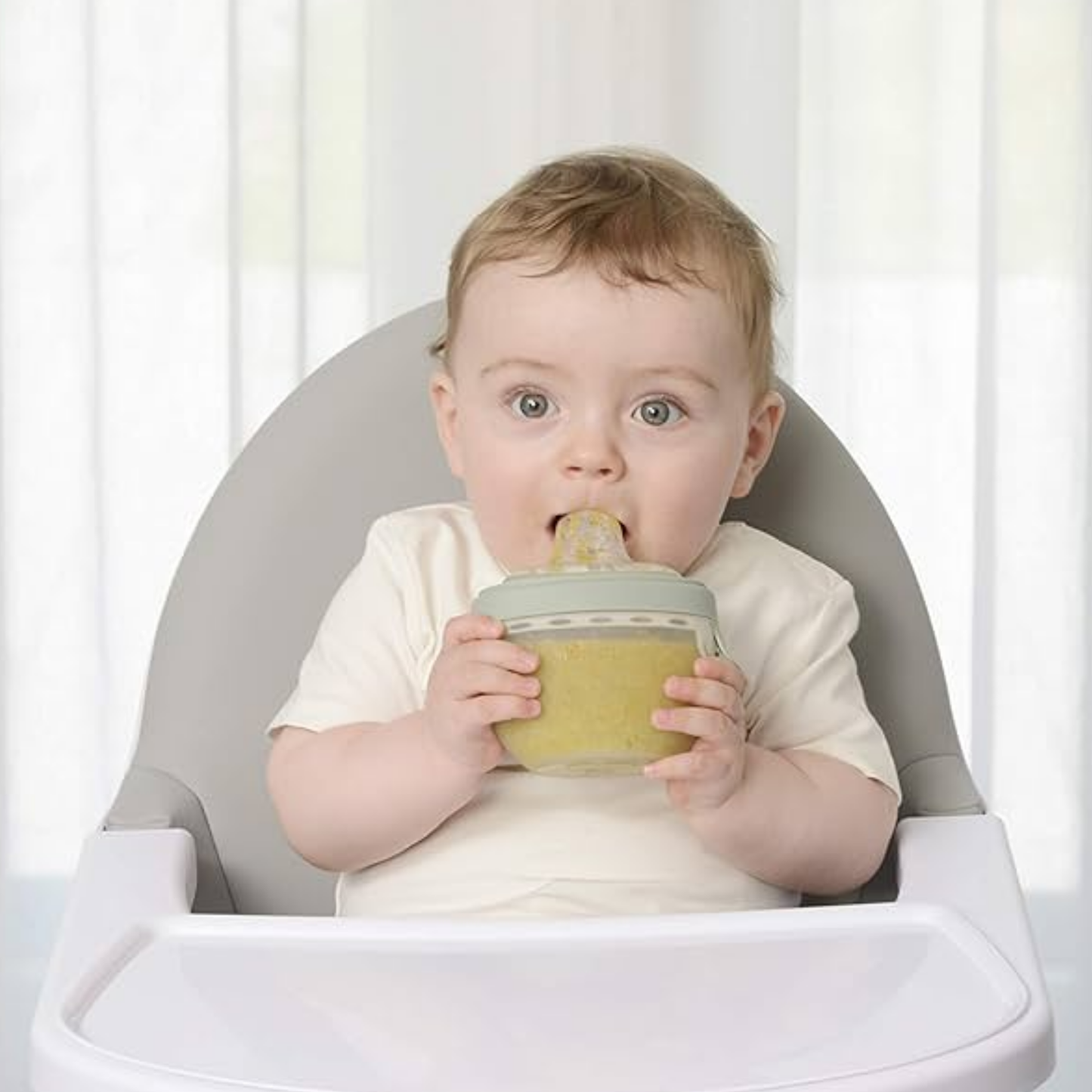 Kidsme 2-in-1 Silicone Oval Feeding System (150ml/5oz)