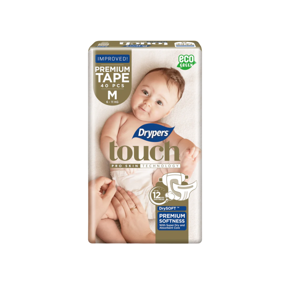 Drypers Premium Touch Tape Diapers