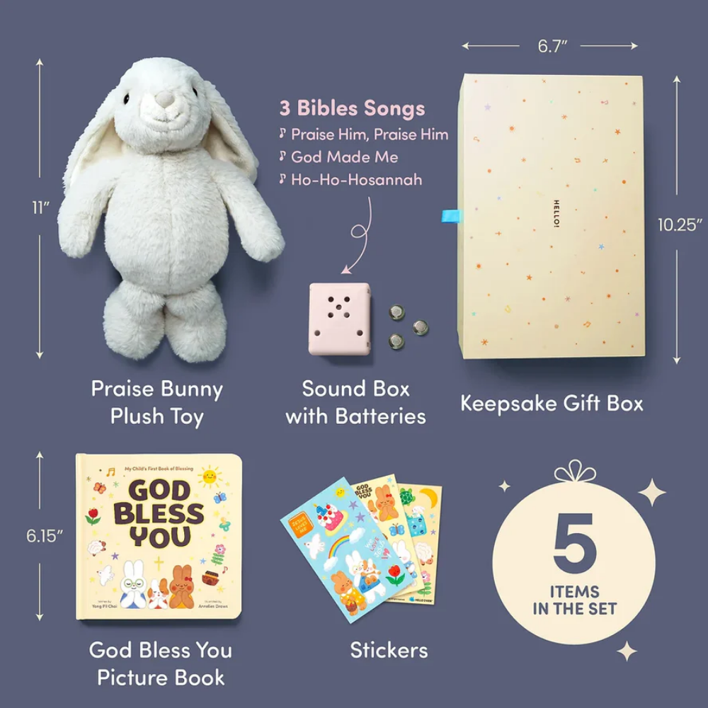 The Happy Kids Collection Praise Bunny Gift Set