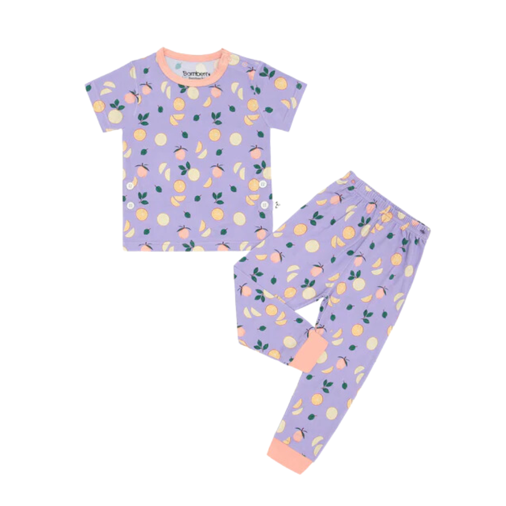 Bamberry Short Sleeves Pajama Set Garden Fresh Collection | 12 months - 7 years old