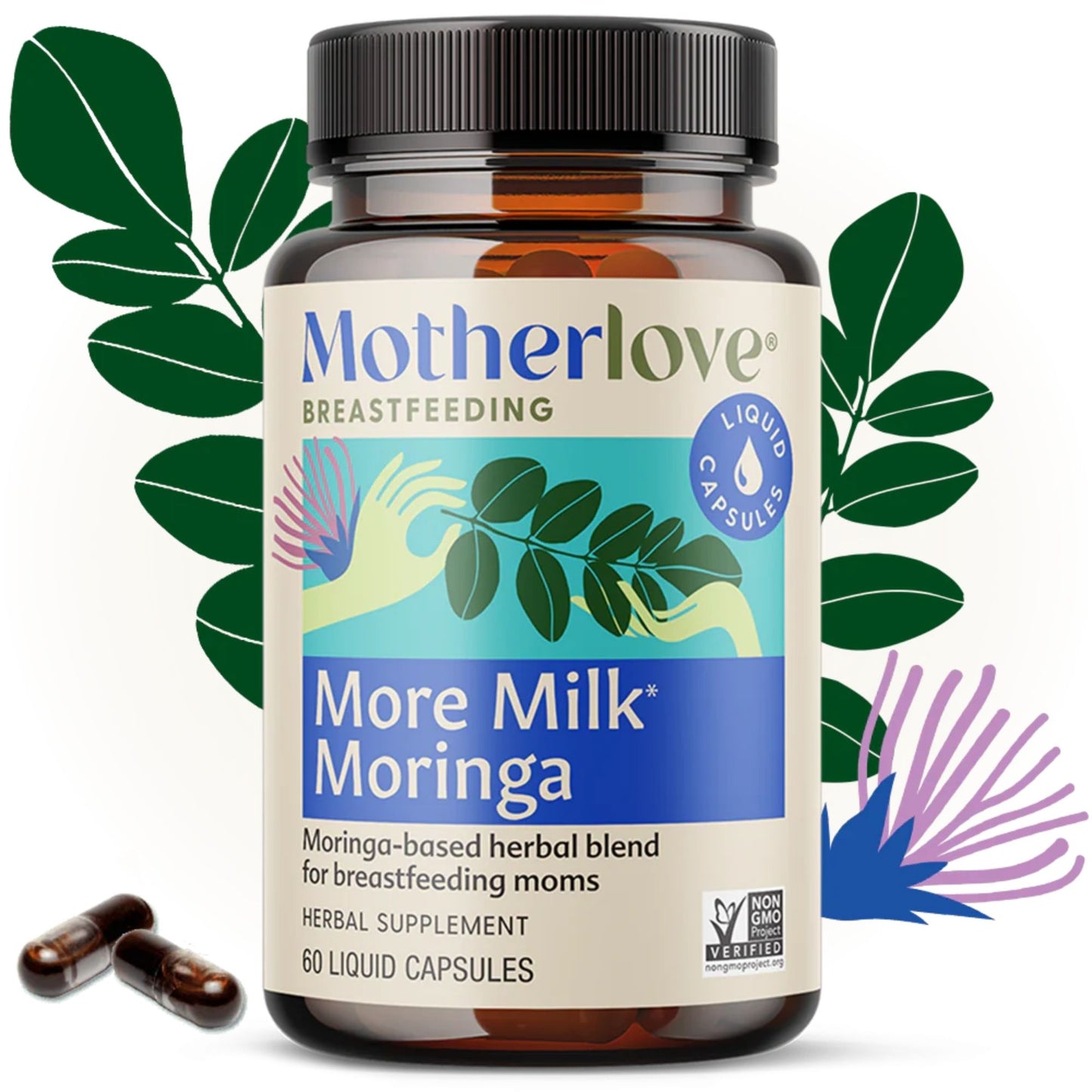 Motherlove More Milk Moringa Liquid Capsules