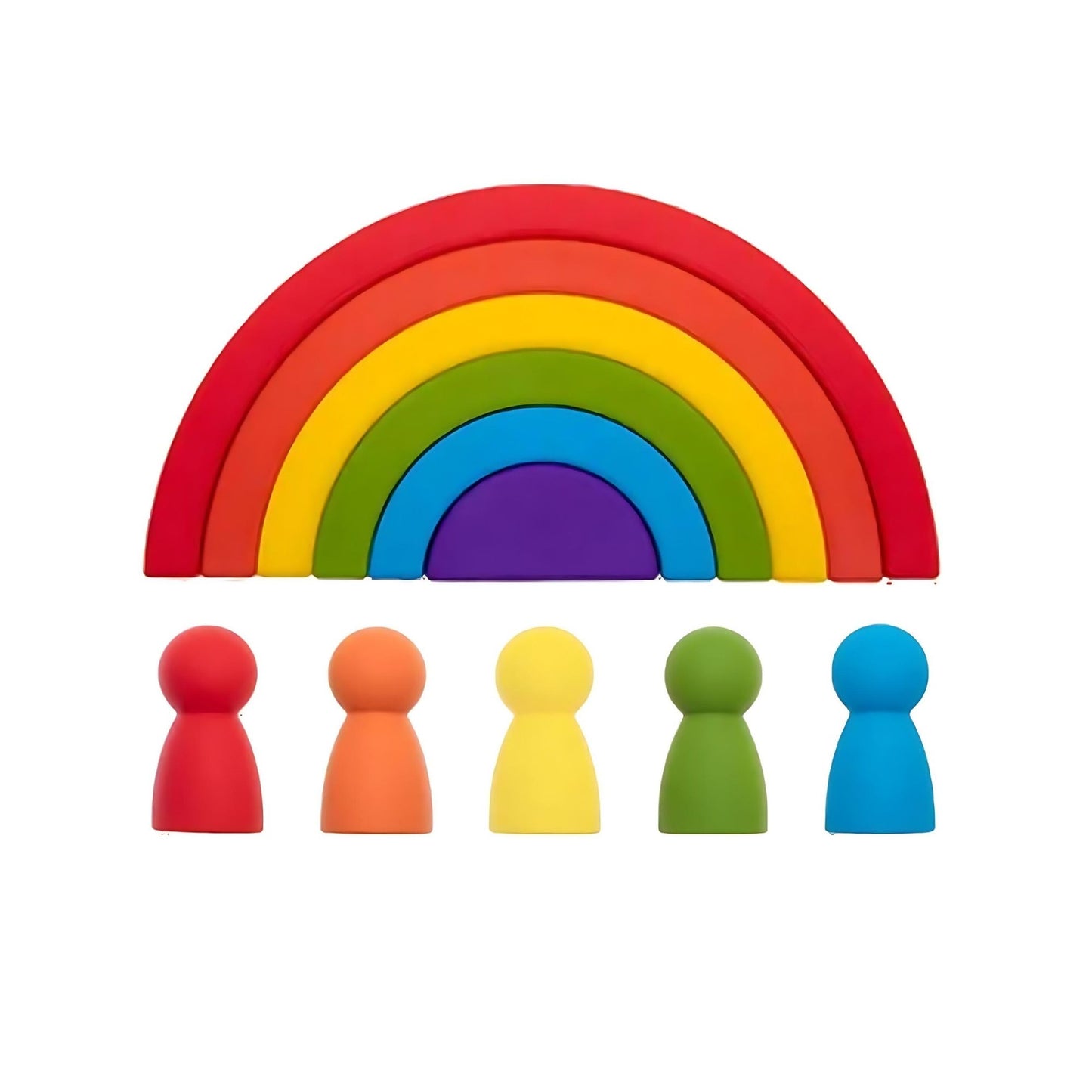 Kodomo Playhouse Rainbow Stacking Set